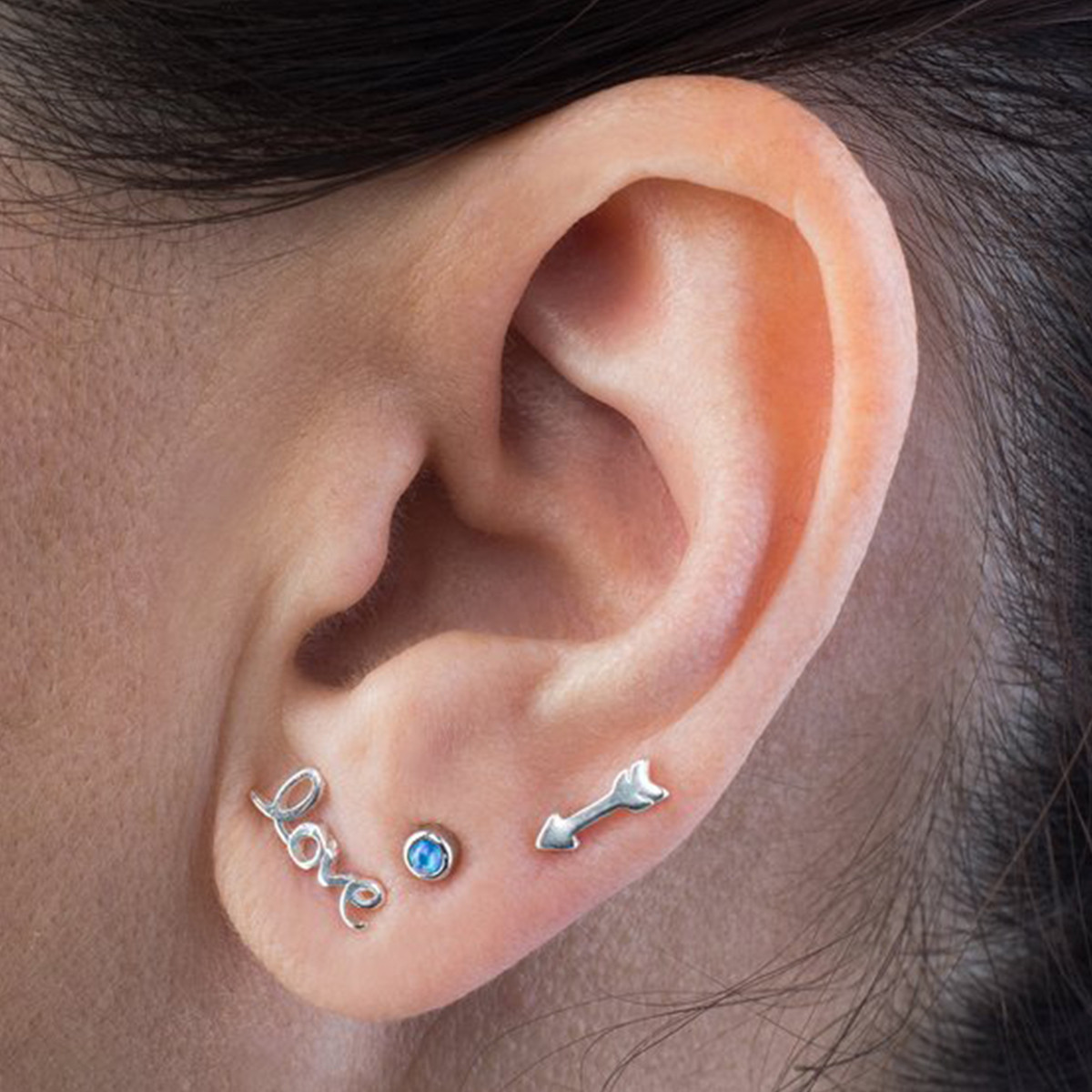PIERCING MINI OPAL BLUE SILVER  2320577-108