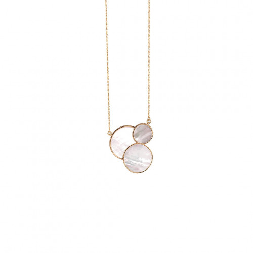 GOLD NECKLACE WITH MOTHER-OF-PEARL