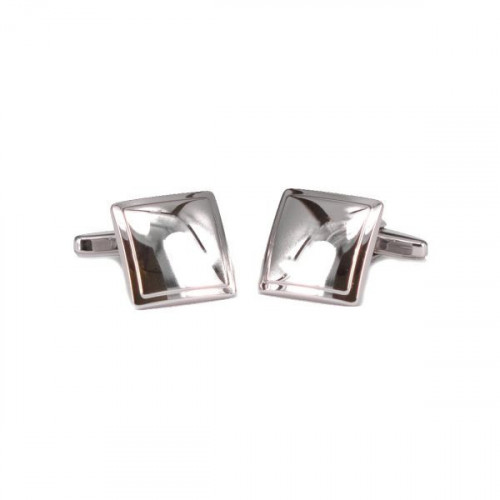 SQUARE SILVER CUFFLINKS