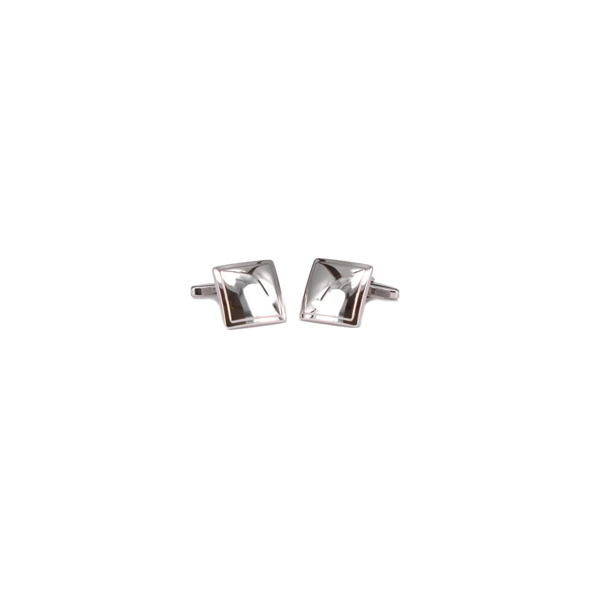 SQUARE SILVER CUFFLINKS