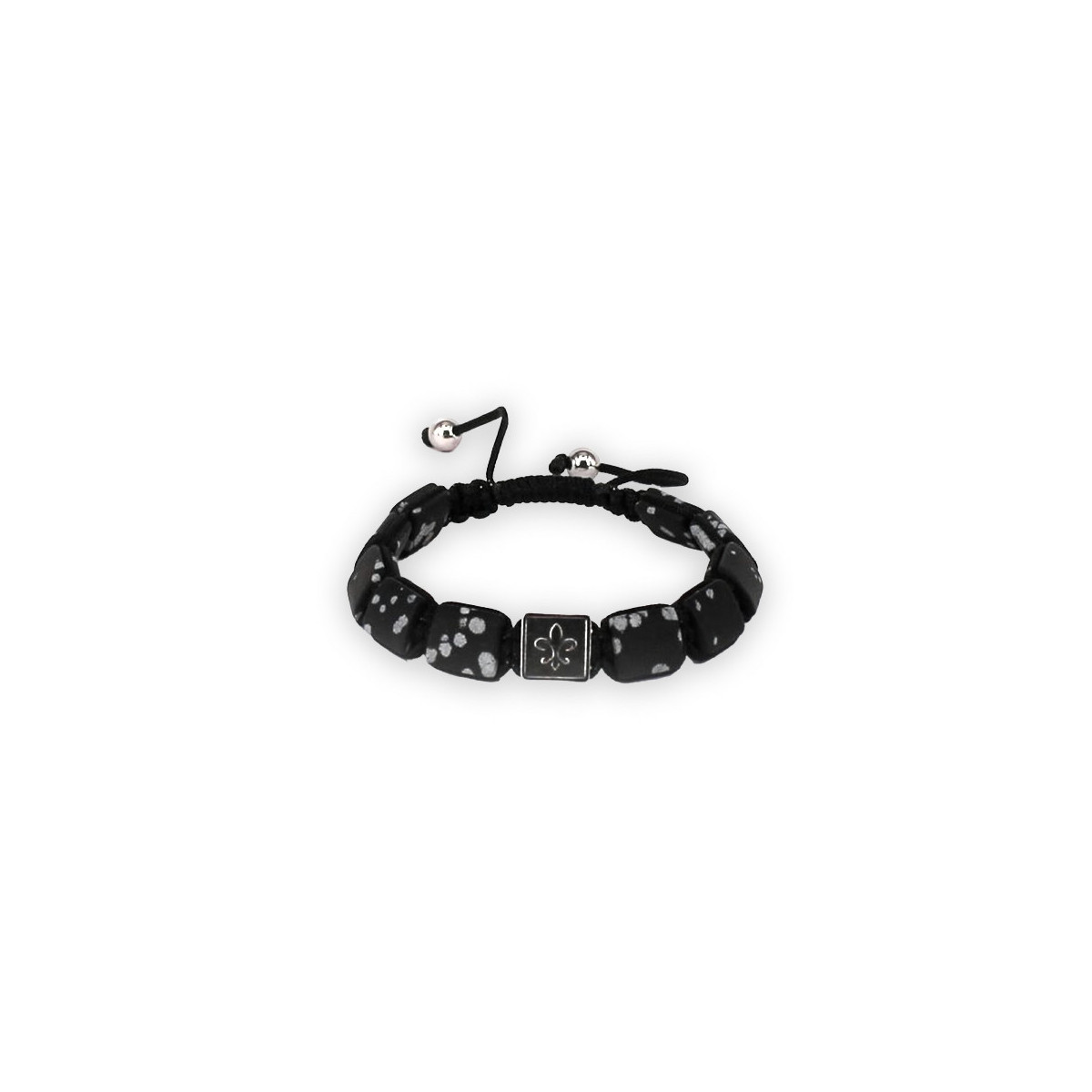 Metal Bracelet In Ruthenium