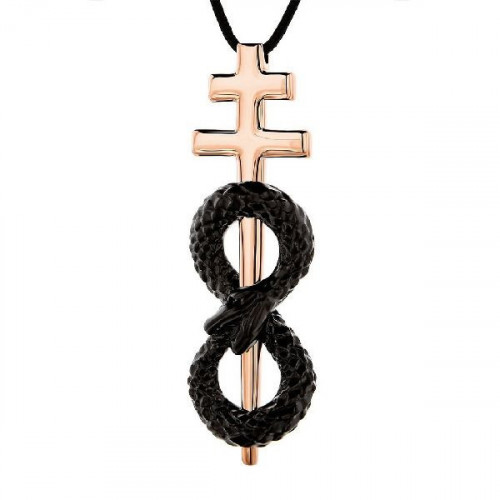 HONOR OMANO PENDANT INFINITY SNAKE  BK022