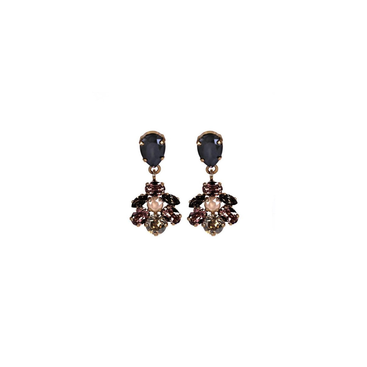 PENDIENTES CON CRISTALES SWAROVSKI