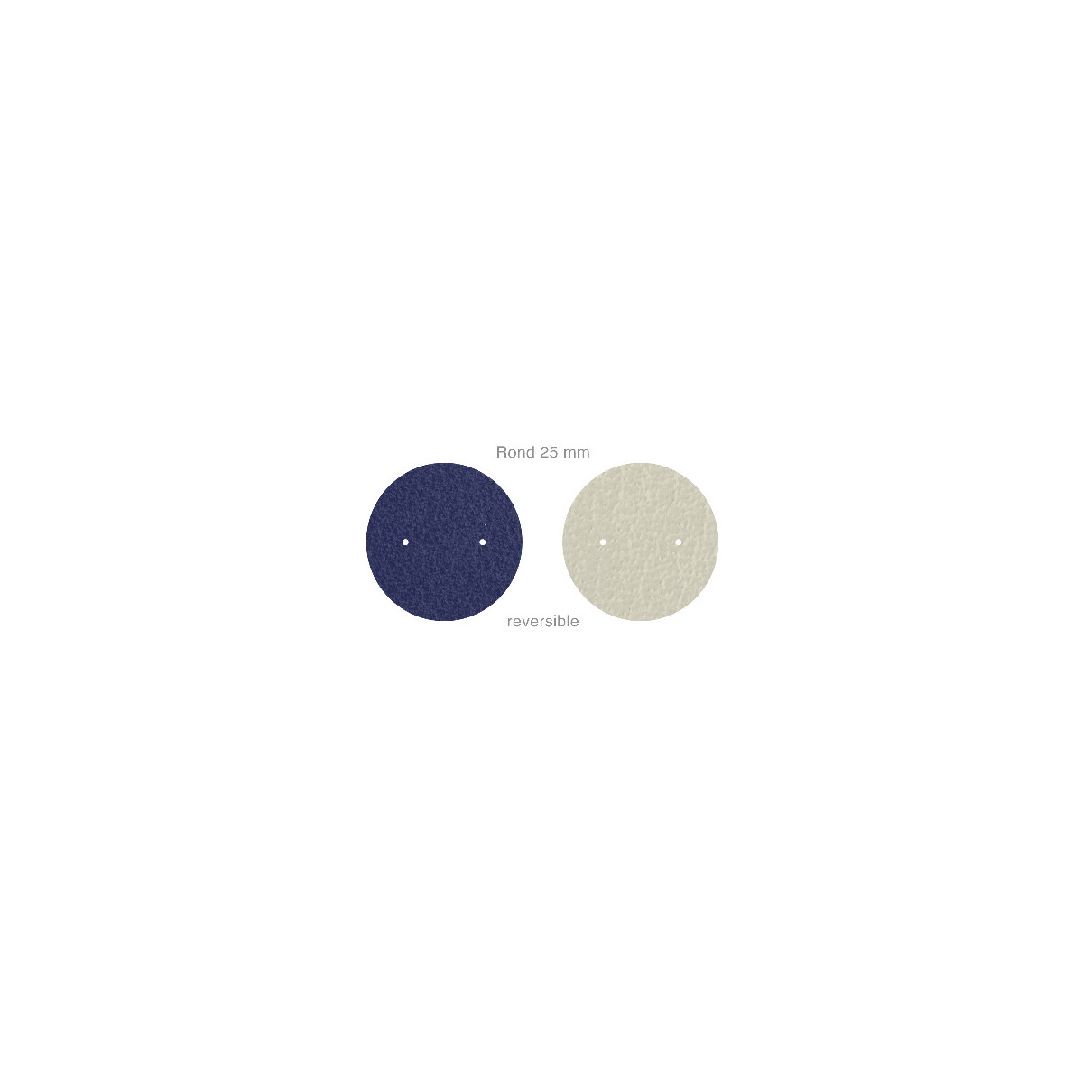 LEATHER INSERT Indigo / Eggshell