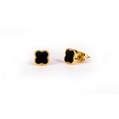 BLACK CLOVER EARRINGS