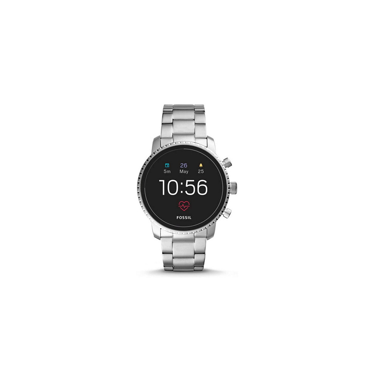 RELOJ FTW4011 FOSSIL SMARTWATCH - Q EXPLORIST HR STAINLESS STEEL