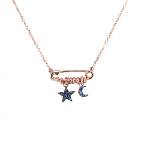 MOON AND STAR NECKLACE GRZ-SPILLA C5