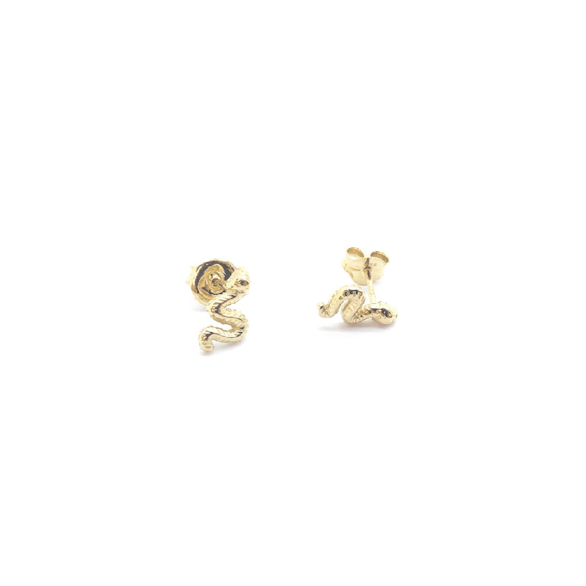 PENDIENTES SNAKE DORADOS