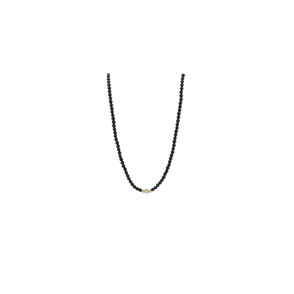 ONYX BEAD NECKLACE