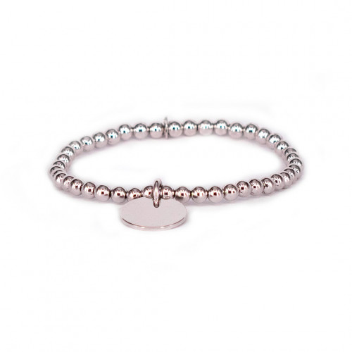 BRACELET SILVER RHODIUM AND PLATE