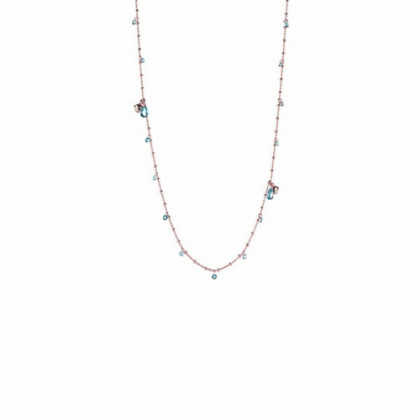 NECKLACE IN SILVER AND COLOURED STONES. CLSD 004.