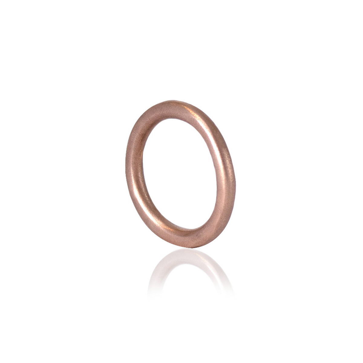 MATTE SILVER WEDDING RING