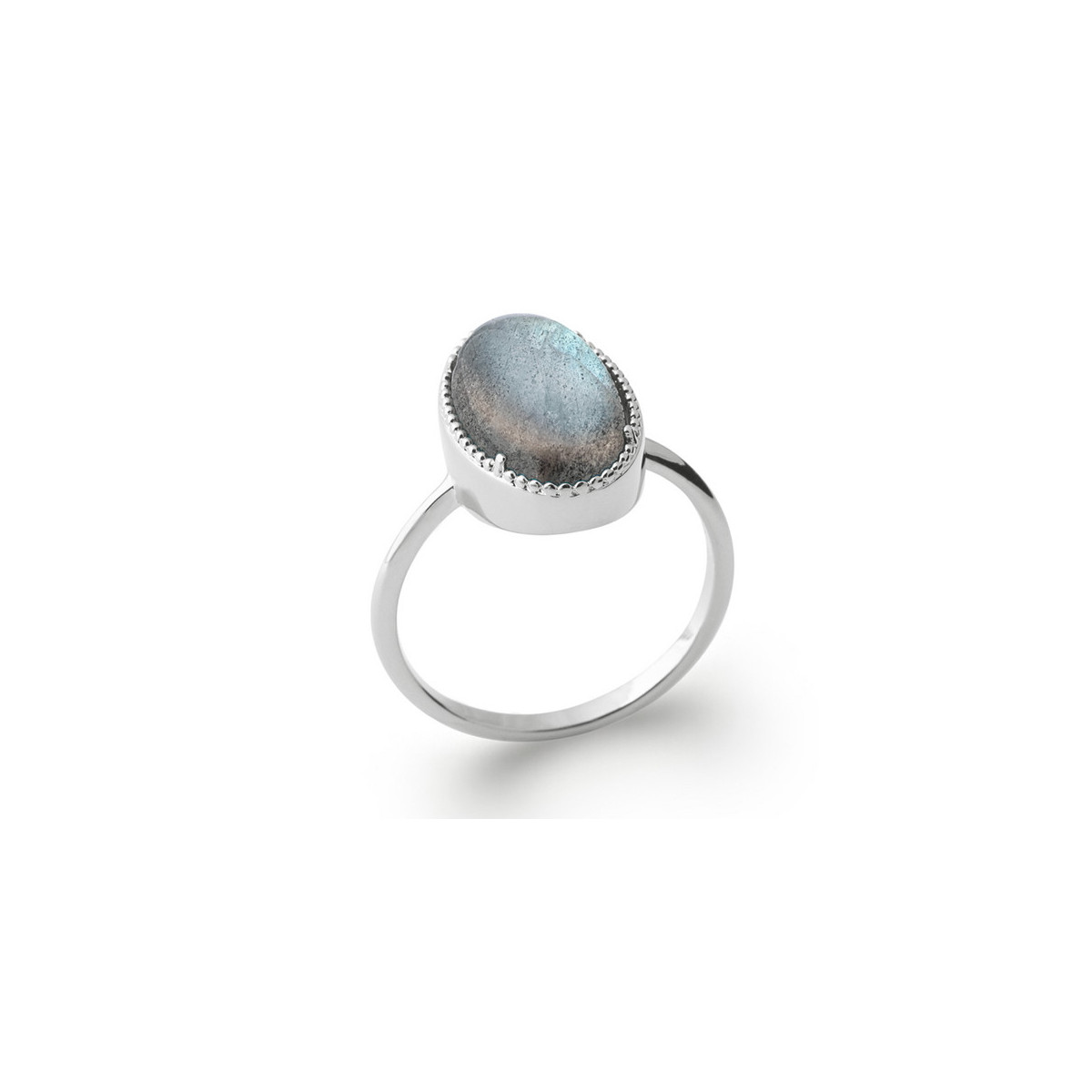 ANILLO DE PLATA CON LABRADORITE