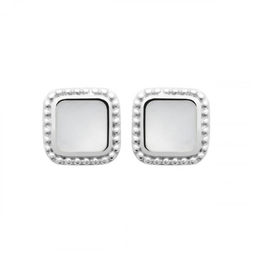 SQUARE EARRINGS WITH MOTHER OF PEARL