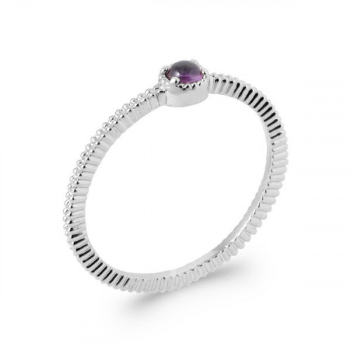 RING WITH AMETHYST