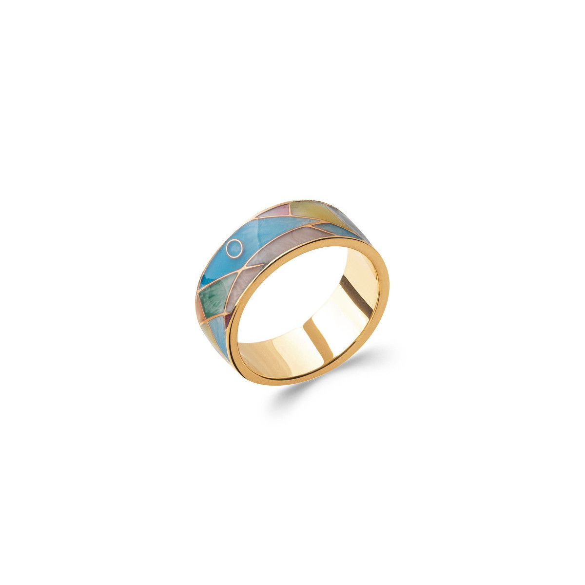 ANILLO ESMALTADO MULTICOLOR