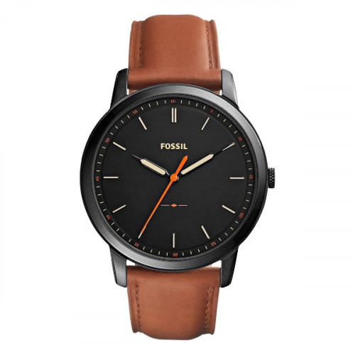 RELOJ THE MINIMALIST SLIM DE PIEL ECOLÓGICA MARRÓN CLARO CON TRES AGUJAS FS5305