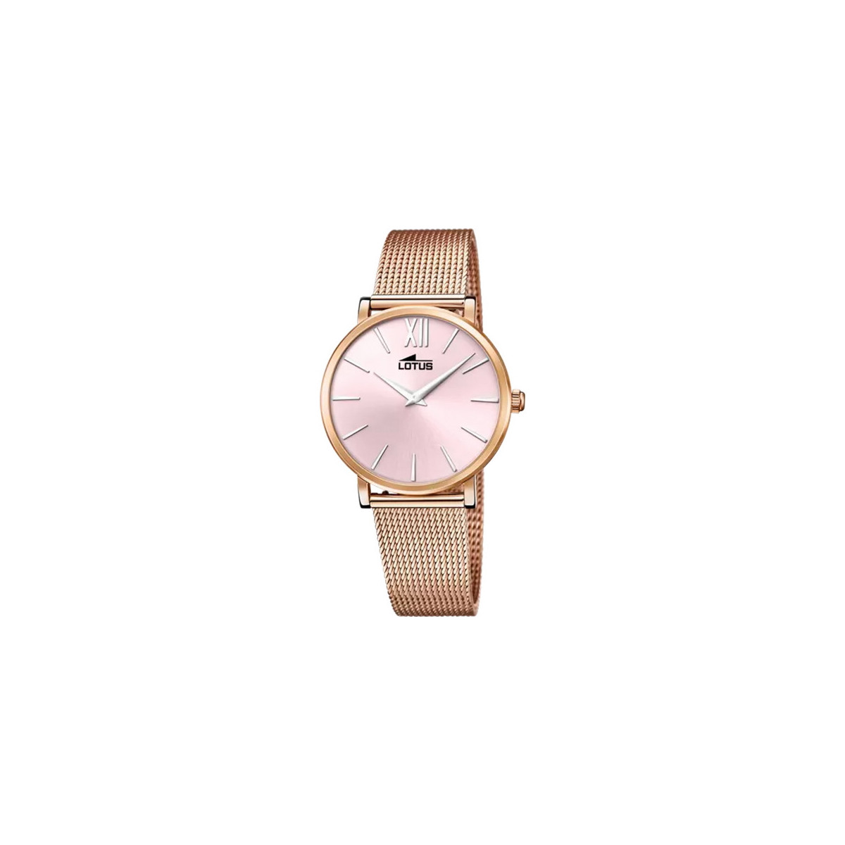 RELOJ LOTUS SMART CASUAL ROSA CORREA DE ACERO