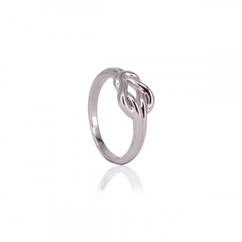 SILVER KNOT RING