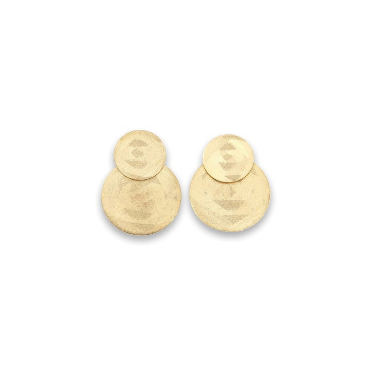 GOLD-PLATED LINKED EARRINGS