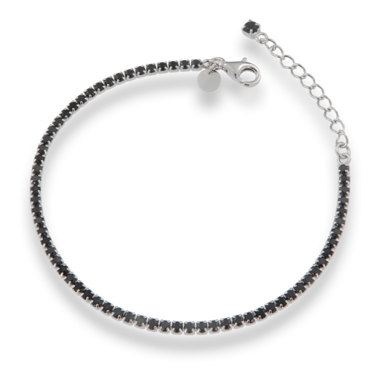 BRACELET BLACK RIVIERE