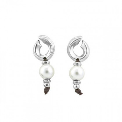 EARRINGS HALF MOON UNO DE 50 PEN0569BPLMTL0U