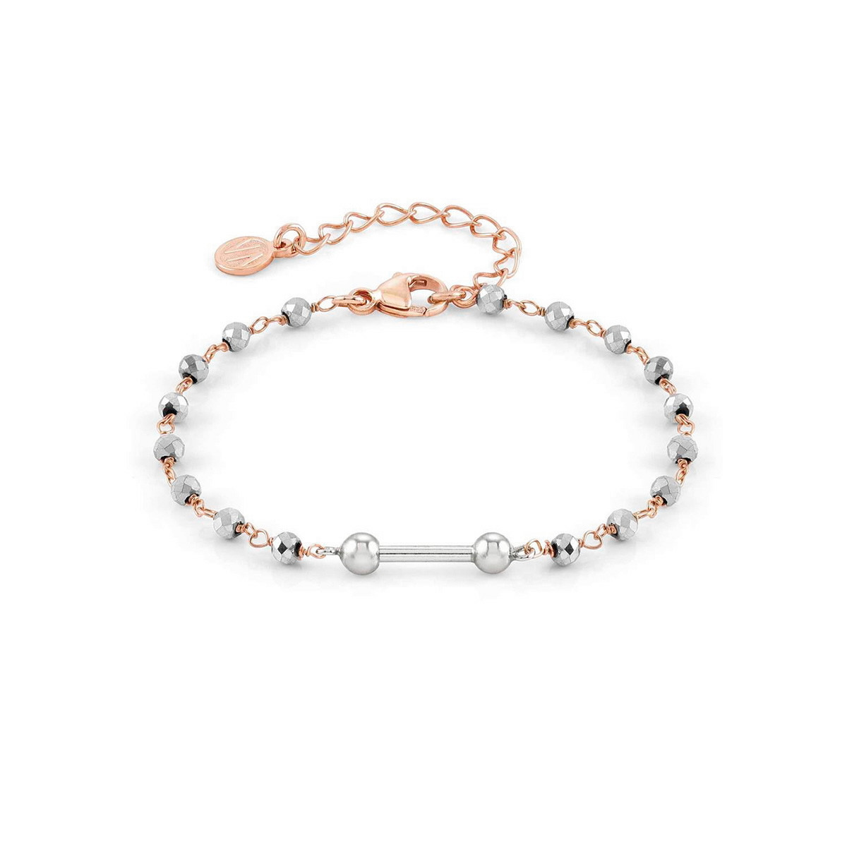 BRACELET IN SILVER AND ROSE GOLD 148411/058