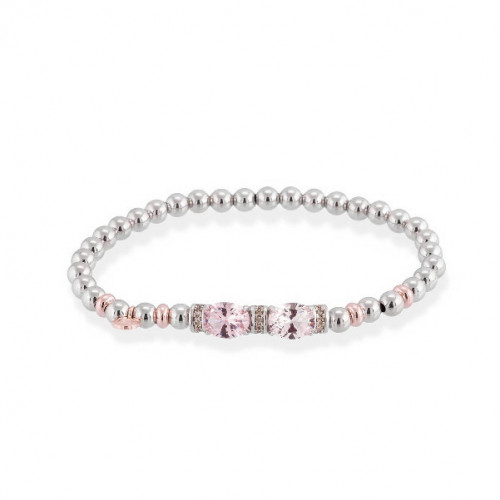 Bracelet PASTEL Pink in silver