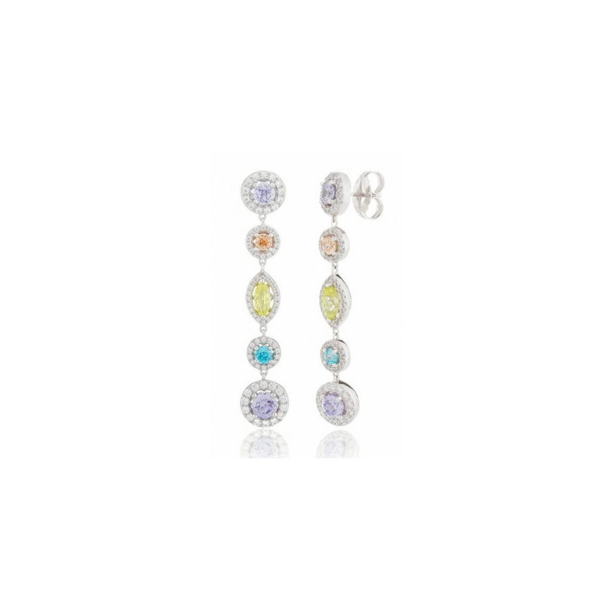 DORANO MULTICOLORHITE EARRINGS