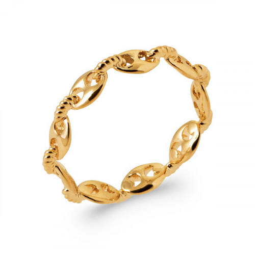 RIGID RING WITH COFFEE LINKS