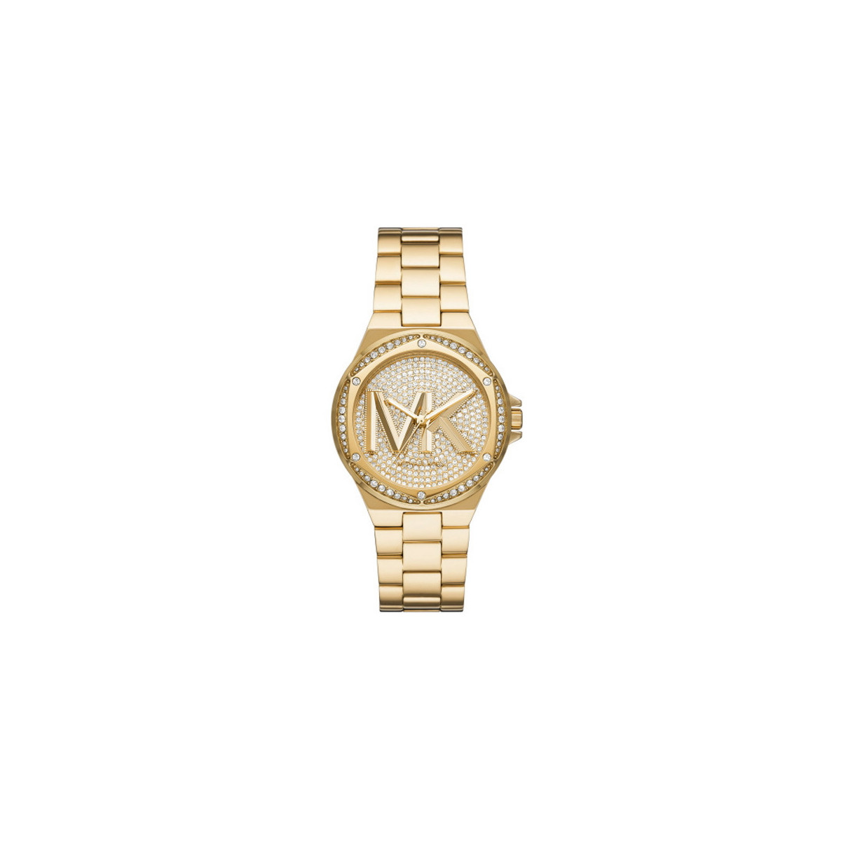 LENNOX GOLD TONE WATCH WITH INLAY MK7229