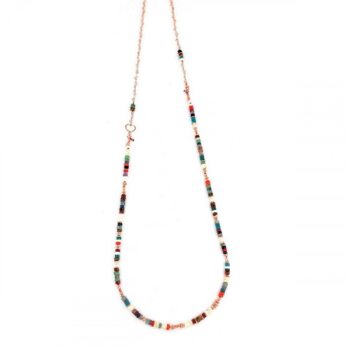 COLLAR AMERICA PIEDRAS TRANSPARENTES