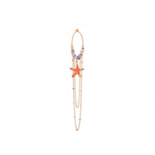 STARFISH EARRINGS WITH CHAINS