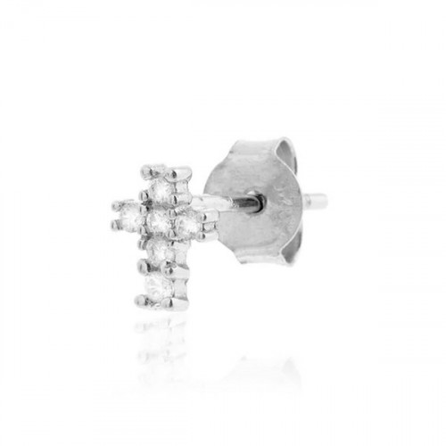 MINI CROSS PIERCING WITH ZIRCONIA