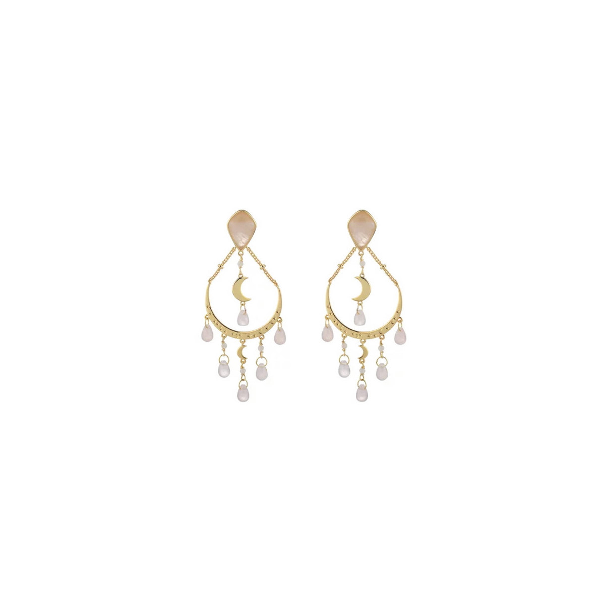 MOONLIGHT LONG EARRINGS