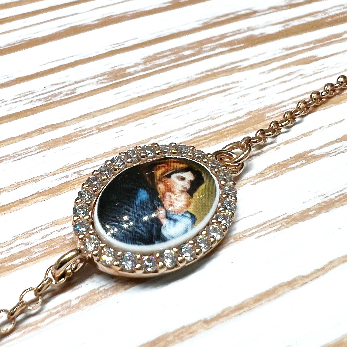 VIRGIN OF FERRUZZI CAMEO BRACELET