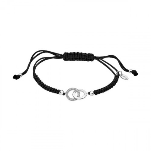 PULSERA CÍRCULOS ENTRELAZADOS LOTUS SILVER MOMENTS LP1990-2/2 PLATA, MUJER