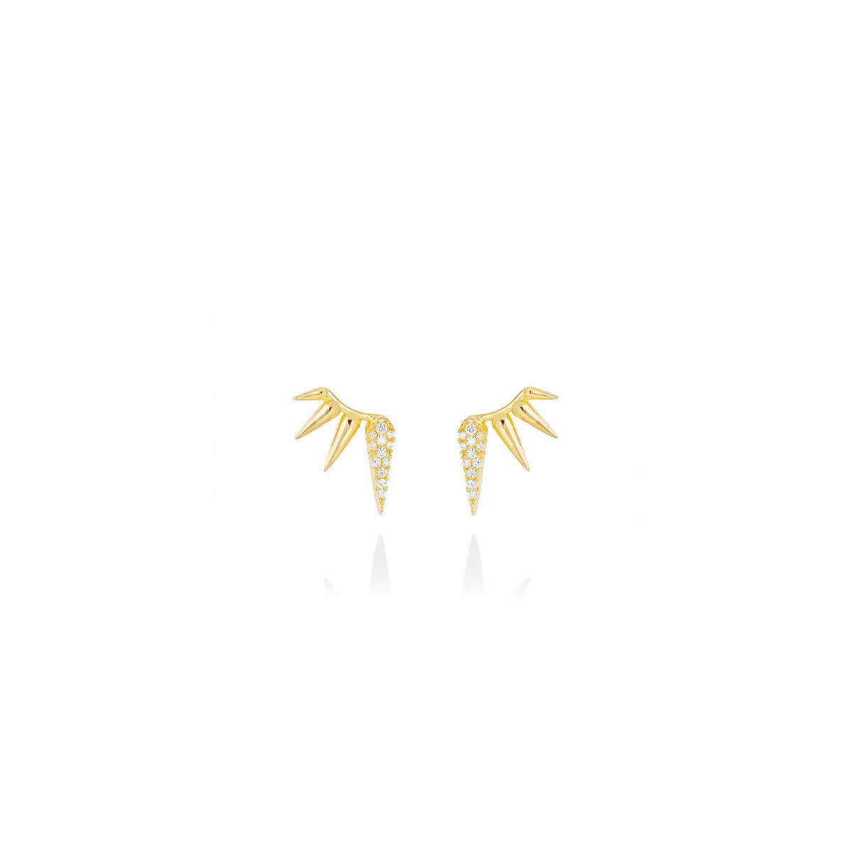 PENDIENTES QUEEN BLANCO