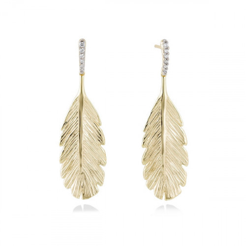 PENDIENTES DE PLUMA