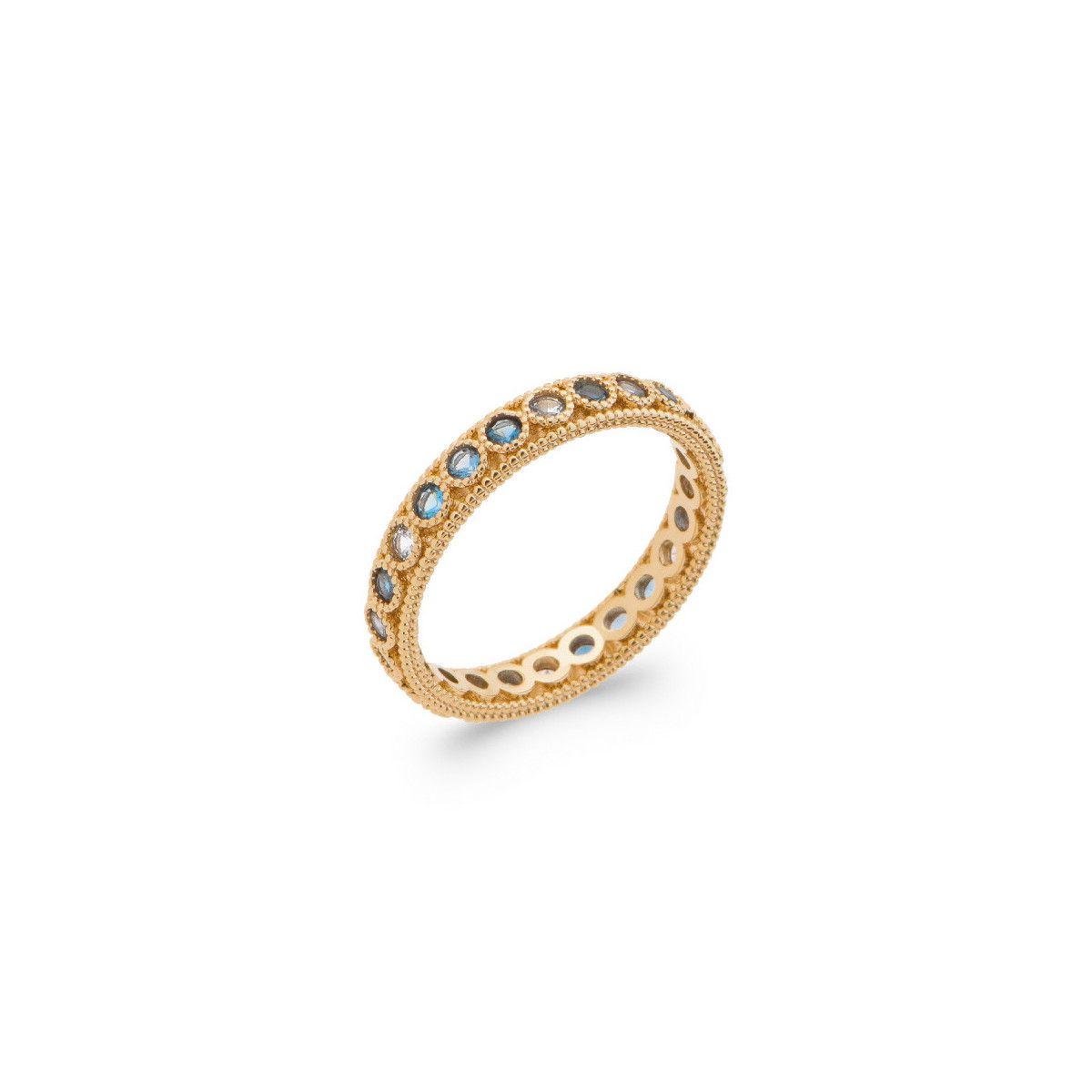 BLUE CIRCLES RING