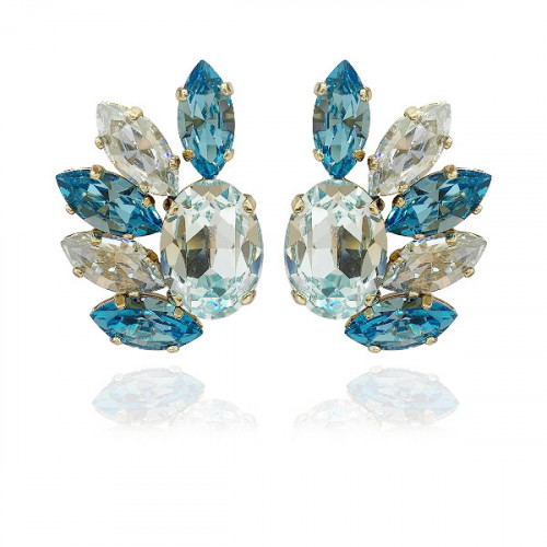 BLUE ORCHID EARRINGS