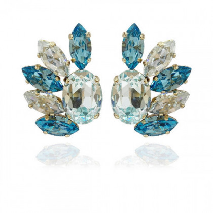 BLUE ORCHID EARRINGS