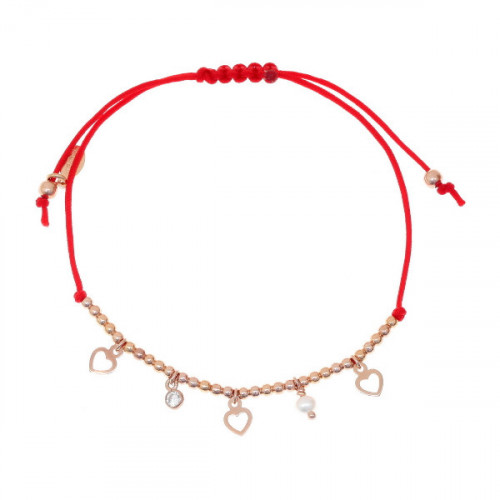 THREAD & HEARTS BRACELET