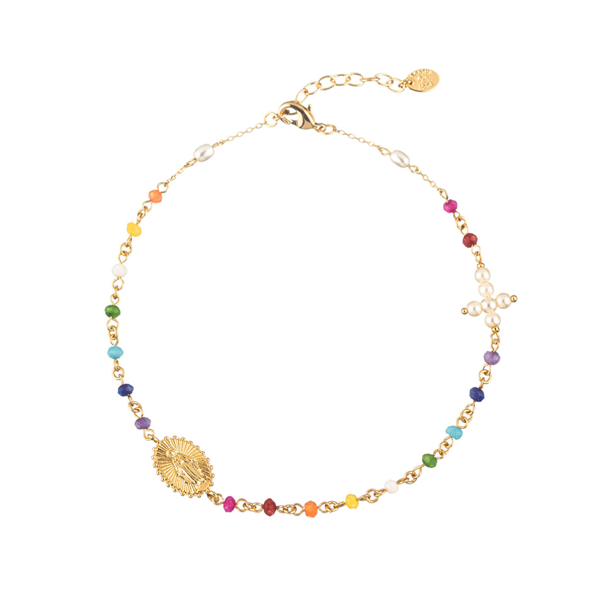 ANKLET LOVE BLUE MULTICOLOR