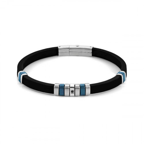PULSERA CITY EN CAUCHOY ACERO