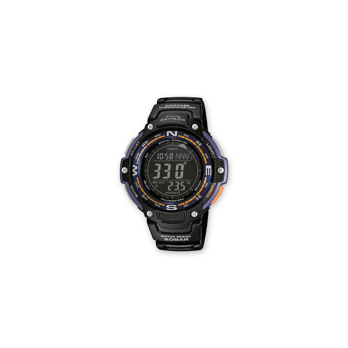 CASIO SGW-100-2BER DUAL SENSOR