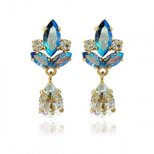 BLUE PRINCESS EARRINGS