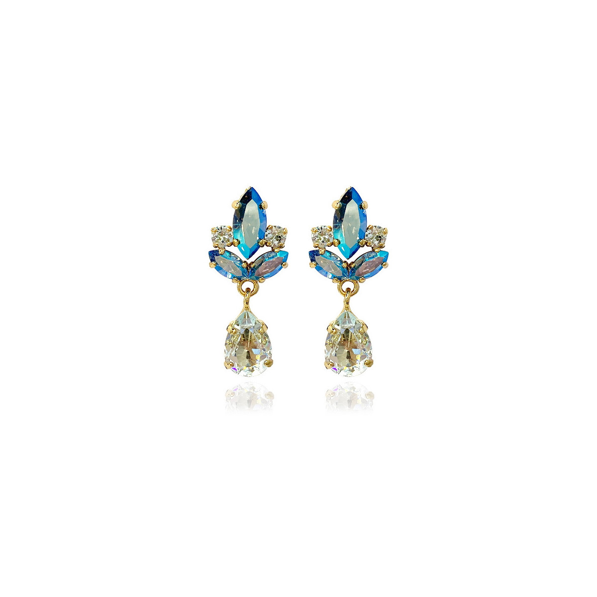 BLUE PRINCESS EARRINGS