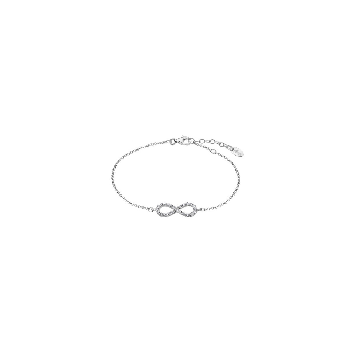 LOTUS SILVER TRENDY INFINITY BRACELET LP1253-2/3 SILVER, WOMEN'S