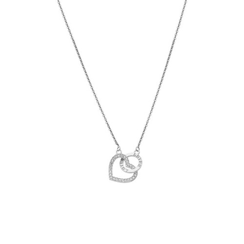 LOTUS SILVER MOMENTS HEART NECKLACE LP1864-1/1 SILVER, WOMEN'S